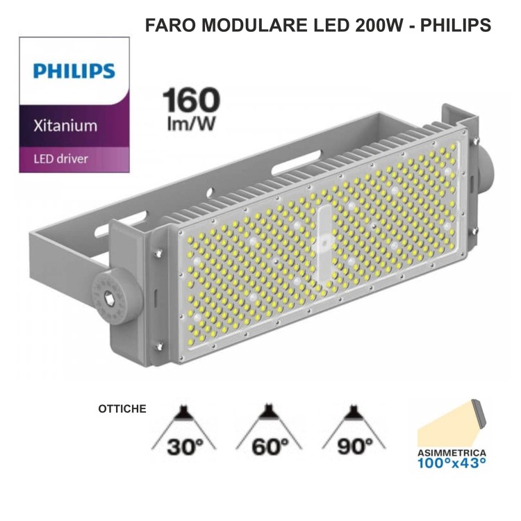 FARO MODULARE LED 200W - PHILIPS