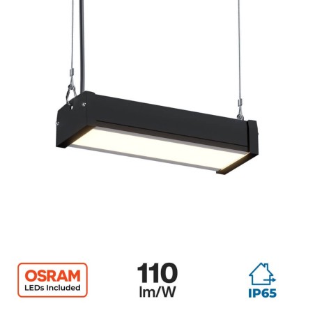 CAMPANA LINEARE 50W/100W/150W/200W SOSPESA OSRAM CHIPVLED 110LM/W