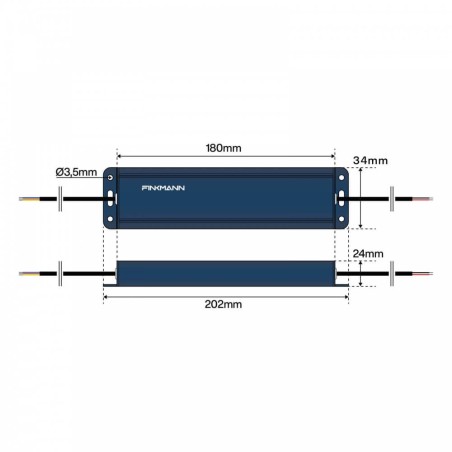 ALIMENTATORI FINKMANN 60W 24V, IP67 - SERIE BLACK