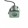 FARETTO 3W IP68 LED OSRAM 4000K QUADRATO - PROFESSIONAL