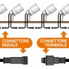 FARETTO LED 5W RGB DMX512 PER PISCINE E FONTANE IP68 CREE - PROFESIONAL