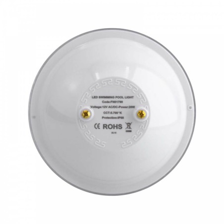 LAMPADA LED PAR56 20W DA PISCINA 12VAC/DC, 120lm/W 5700K NO FLICKERGING