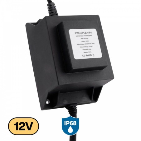 TRASFORMATORE 120W 12V AC, IP68 FINKMANN IN CORRENTE ALTERNATA