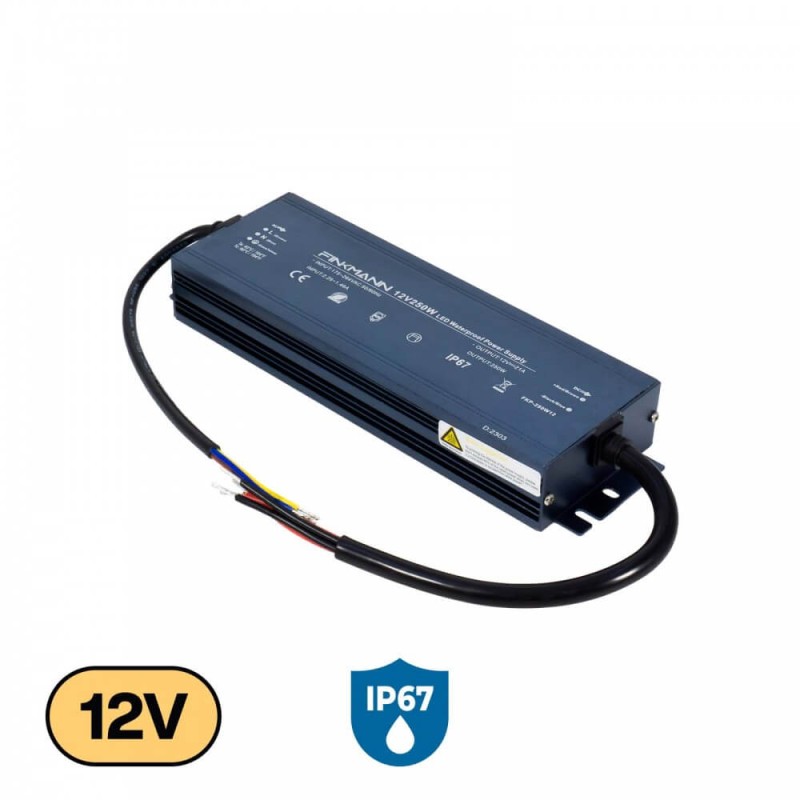 ALIMENTATORE 250W 12V IP67