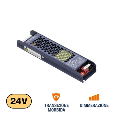 ALIMENTATORE 150W 24V IP40 CON DIMMER INTERGRATO