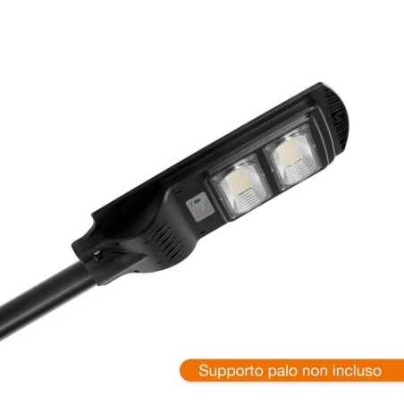 Armatura Stradale Solare 60W, 5.000k, Luce Minima + Sensore di Mov. Aut. 10h LED PHILIPS Lumileds