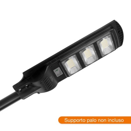 Armatura Stradale Solare 90W, 5.000k, Luce Minima + Sensore di Mov. Aut. 10h LED PHILIPS Lumileds