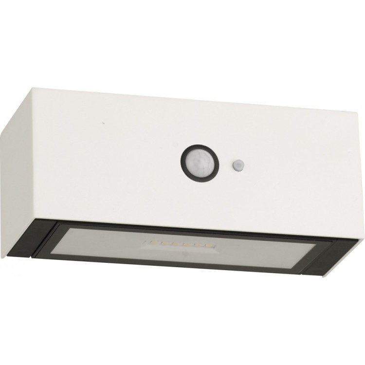 Applique LED Solare Bianca con Sensore Crepuscolare Incluso