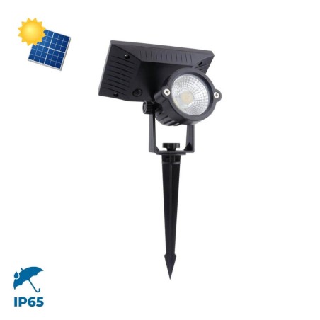 Faretto LED Solare 5W con Picchetto - IP65 TEMPERATURA COLORE LUCE 4000K