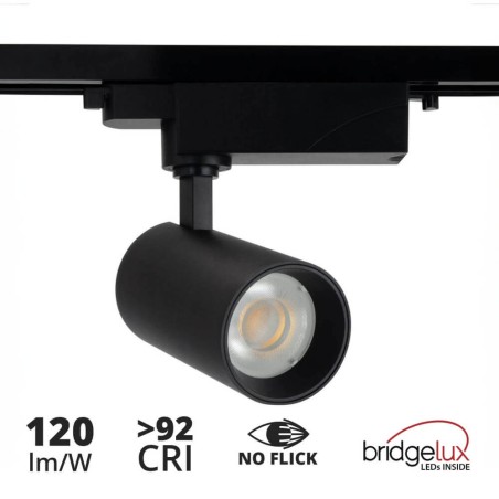 Faro LED 20W, Monofase, 60°, 120lm/W, CRI92, no Flickering - BRIDGELUX LED