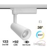 Faro LED 15W Monofase CRI92 CCT Bianco Variabile 38° Bridgelux LED