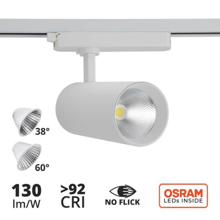 Faro LED 40W, Monofase, 38°/60°, 130LM/W, CRI92, no Flickering - OSRAM LED