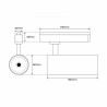 Faro LED 40W Monofase Nero 38°e 60°, 130LM/W, CRI92 no Flickering - OSRAM LED