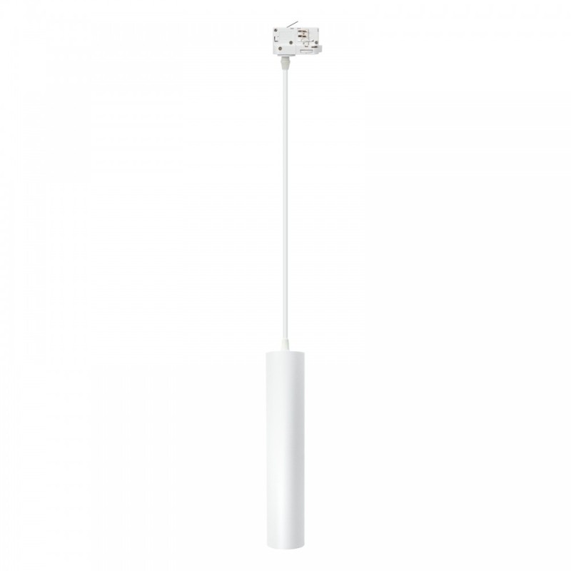 Faro LED a Sospensione per Binario Trifase GU10, Bianco 1,5m