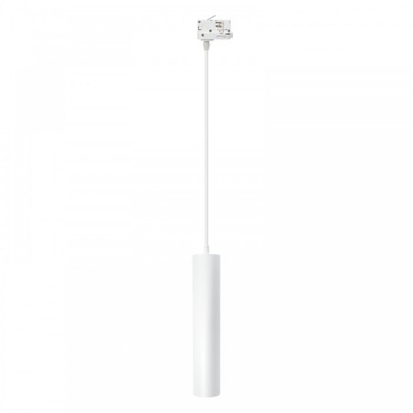 Faro LED a Sospensione per Binario Trifase GU10, Bianco 1,5m