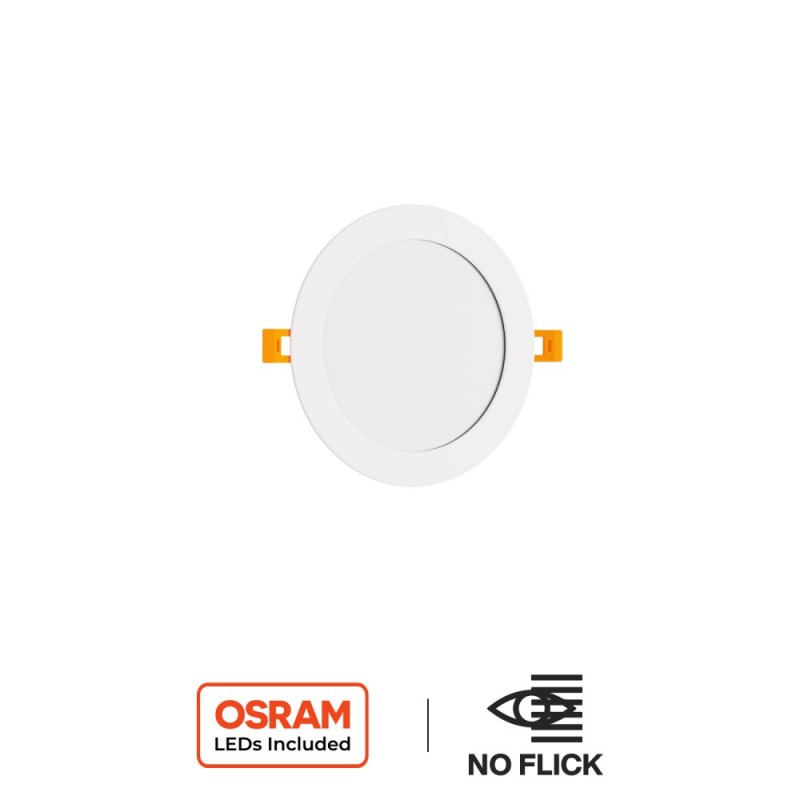 Pannello LED Rotondo 15W, 1.500lm, no Flickering, Foro Ø153-160mm, OSRAM LED