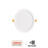 Pannello LED Rotondo 24W, 2.400lm, no Flickering, Foro Ø222-230mm, OSRAM LED