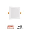 Pannello LED Quadrato 15W, 1.500lm, no Flickering, Foro Ø155x155mm, OSRAM LED