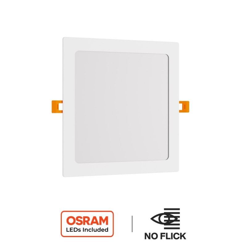 Pannello LED Quadrato 20W, 2.000lm, no Flickering, Foro 205x205mm, OSRAM LED