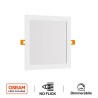 Pannello LED Quadrato 20W, 2.000lm, no Flickering, Foro 205x205mm, OSRAM LED - Dimmerabile