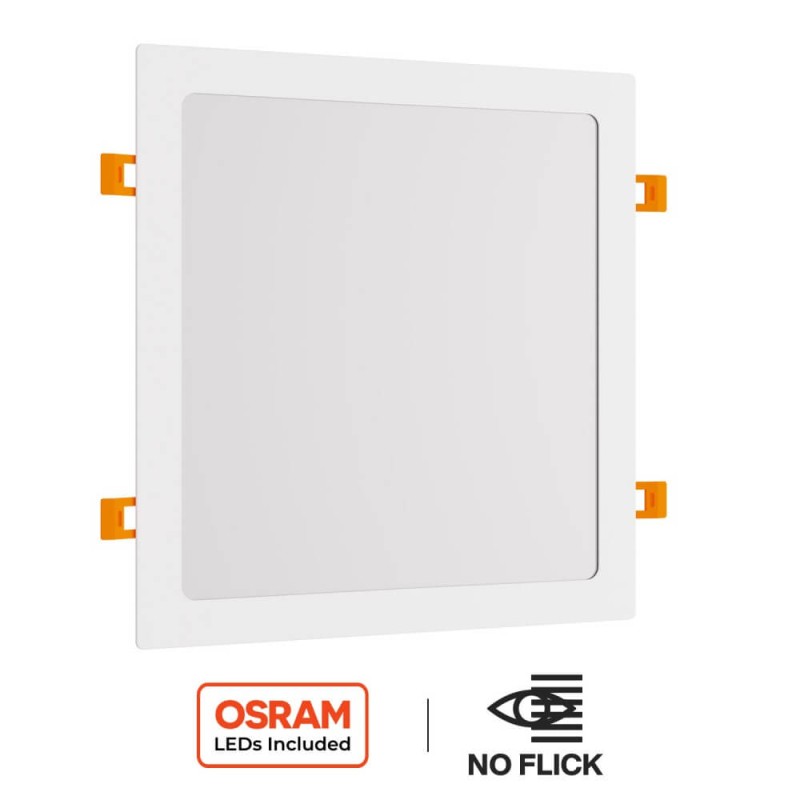 Pannello LED Quadrato 30W Foro 280x280mm 3.000lm no Flickering OSRAM LED