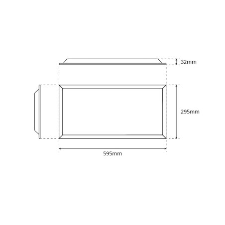 Pannello LED 60x30 32W CCT Bianco Variabile UGR19 - PHILIPS CertaDrive