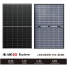 MODULO FOTOVOLTAICO MONOCRISTALLINO 430 W LONGI SOLAR HI-MO 6M EXPLORER LR5-54HTH-430M BLACK FRAME