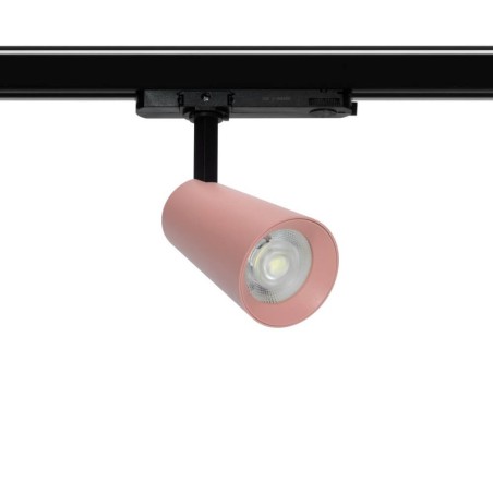 Faro LED 30W Trifase Rosa CRI92 CCT Bianco Variabile 38° Bridgelux LED