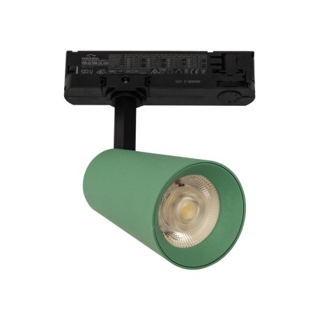 Faro LED 30W Trifase Verde CRI92 Bianco Variabile 38° - Bridgelux LED