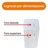 Kit Connettore di Alimentazione SX e Tappo Terminale Trifase Bianco