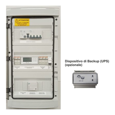 QUADRI ELETTRICI AC INTERFACCIA CEI 0-21DA 025A COMPLETI DI dispositivo generale (DG)