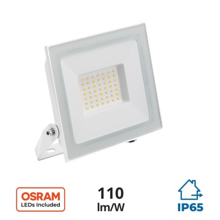 FARO LED 10W/20W/30W/50W/100W, BIANCO IP65, LED OSRAM