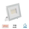 FARO LED 10W/20W/30W/50W/100W, BIANCO IP65, LED OSRAM