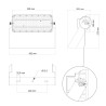 Faro Modulare LED 200W IP66, 167lm/W, Dimmerabile DALI - INVENTRONICS