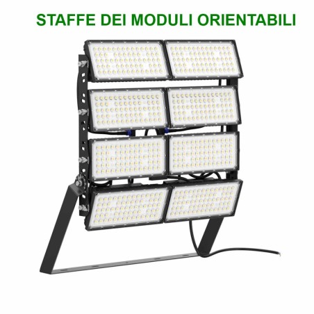 Faro Modulare LED 1.600W IP66, 167lm/W Dimmerabile DALI - INVENTRONICS