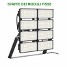 Faro Modulare LED 1.600W IP66, 167lm/W Dimmerabile DALI - INVENTRONICS