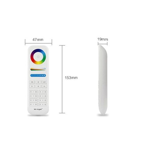 Telecomando RGB / RGBW / RGB+CCT 8-Zone