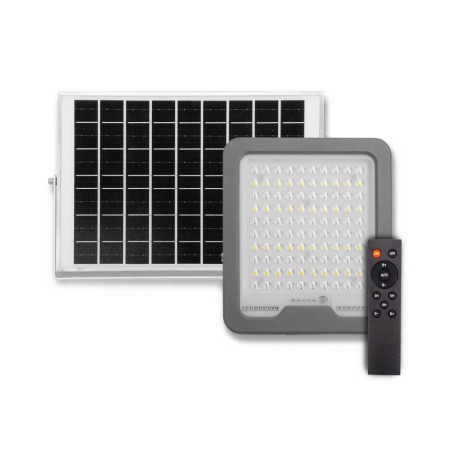 Faro LED Solare 50/100/200/300W IP66, Telecomando Incluso, 1.000/1500/3000/4500 lumen - SERIE PRO